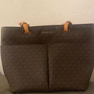Michael Kors Dark Brown Signature Tote